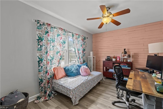 1312 Duncan Ln, Virginia Beach, VA 23455 - office with wood finished floors and ceiling fan