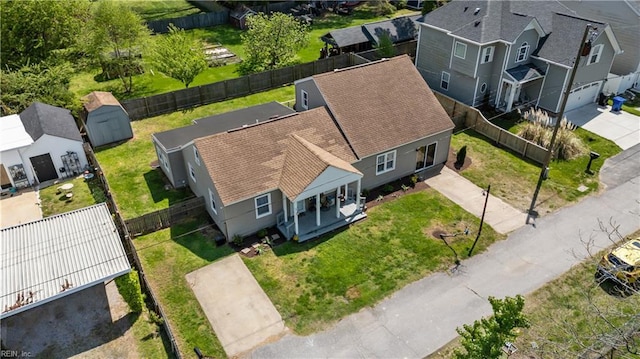 1312 Duncan Ln, Virginia Beach, VA 23455 - aerial perspective of suburban area
