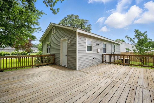 4400 Bart St, Portsmouth, VA 23707 - view of wooden deck