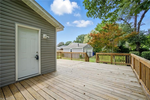 4400 Bart St, Portsmouth, VA 23707 - view of wooden deck