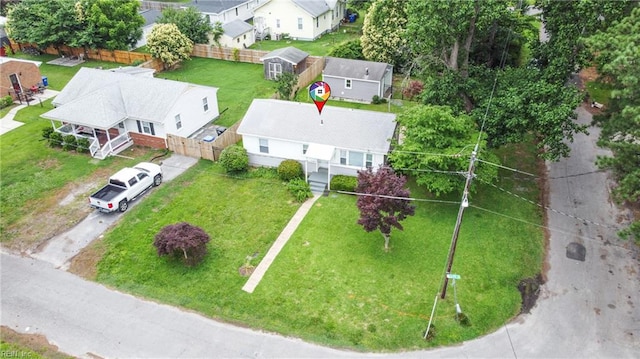 4400 Bart St, Portsmouth, VA 23707 - aerial perspective of suburban area