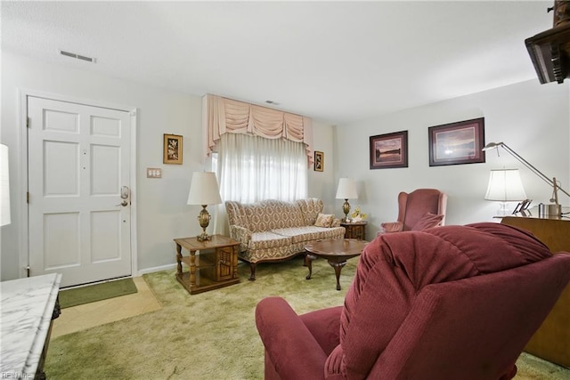 1733 Olde Buckingham Rd, Hampton, VA 23669 - living area featuring carpet flooring