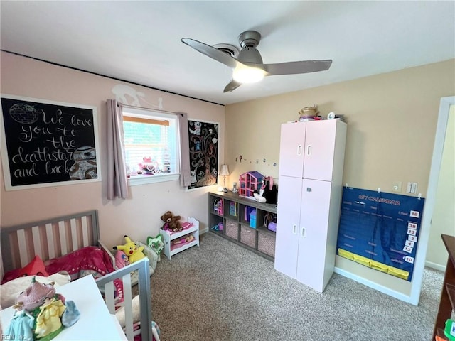 5806 Edith Ct, Virginia Beach, VA 23464 - bedroom featuring carpet floors and ceiling fan