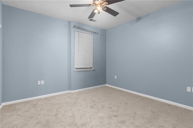5205 Nuthall Dr Unit 202, Virginia Beach, VA 23455 - carpeted spare room with a ceiling fan and baseboards