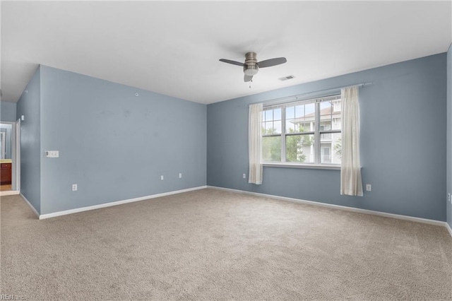 5205 Nuthall Dr Unit 202, Virginia Beach, VA 23455 - carpeted empty room featuring ceiling fan and baseboards
