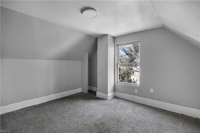 1047 26th St, Newport News, VA 23607 - additional living space with lofted ceiling and carpet flooring