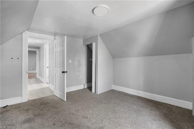 1047 26th St, Newport News, VA 23607 - additional living space with vaulted ceiling and carpet floors