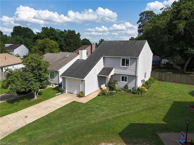 1712 Willwood Ct, Virginia Beach, VA 23464 - aerial view of property and surrounding area