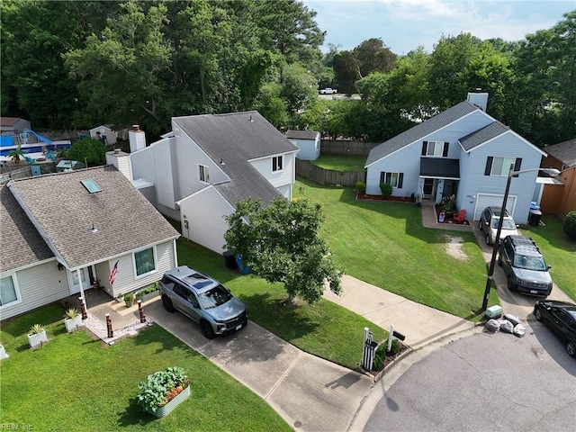 1712 Willwood Ct, Virginia Beach, VA 23464 - view from above of property
