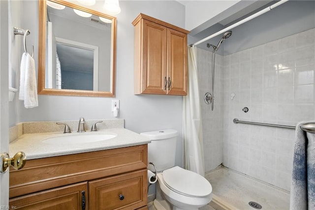 608 Woodbine Ln, Virginia Beach, VA 23452 - bathroom featuring vanity and a tile shower