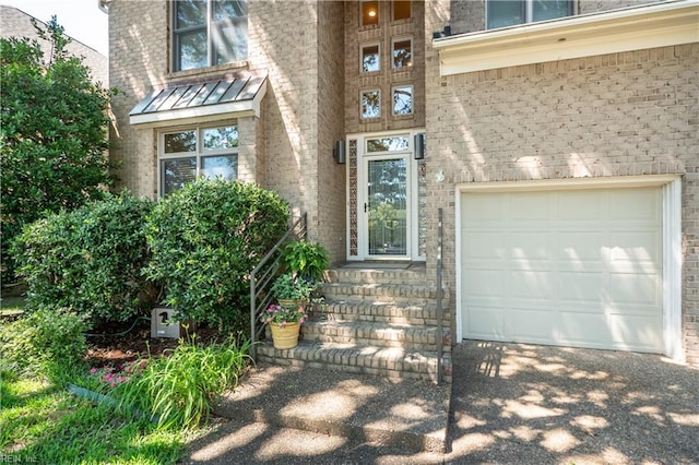 3516 Colmar Quarter Quarter, Norfolk, VA 23509 - entrance to property with a garage, brick siding, and driveway