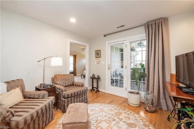 3516 Colmar Quarter Quarter, Norfolk, VA 23509 - living room featuring light wood-style flooring and recessed lighting
