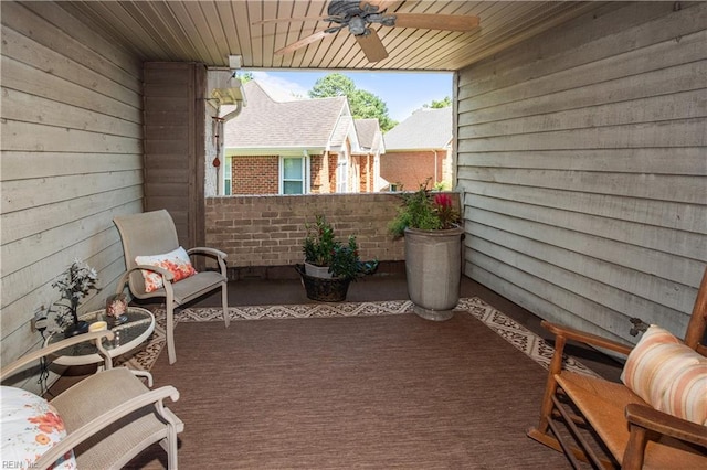 3516 Colmar Quarter Quarter, Norfolk, VA 23509 - view of patio / terrace featuring ceiling fan