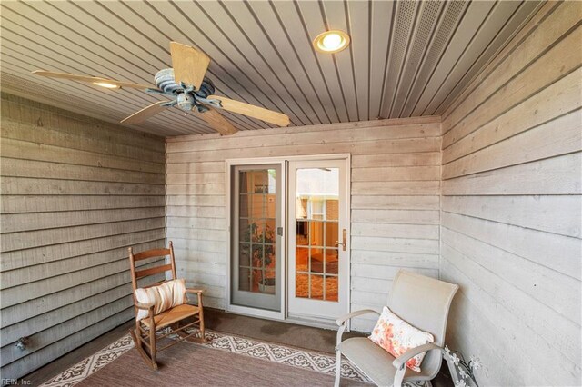 3516 Colmar Quarter Quarter, Norfolk, VA 23509 - view of patio / terrace with ceiling fan