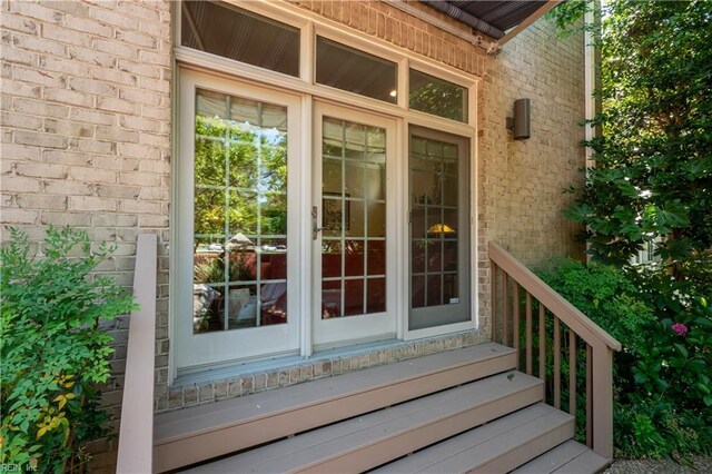3516 Colmar Quarter Quarter, Norfolk, VA 23509 - doorway to property with brick siding