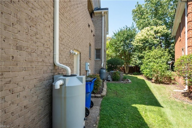 3516 Colmar Quarter Quarter, Norfolk, VA 23509 - view of side of property featuring a lawn and brick siding