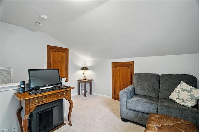 609 Robinold Ct, Chesapeake, VA 23322 - living room with vaulted ceiling and light colored carpet