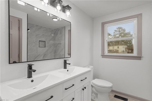 2370 Pruden Blvd, Suffolk, VA 23434 - full bath featuring double vanity and a tile shower
