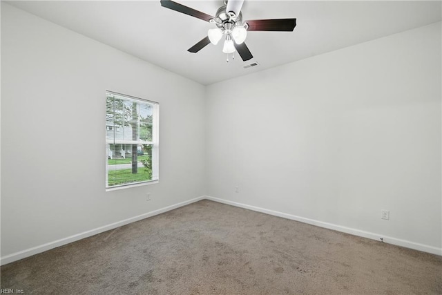 3005 Overbrook Ave, Norfolk, VA 23513 - spare room with carpet flooring and ceiling fan