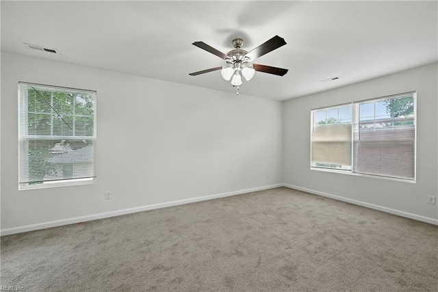 3005 Overbrook Ave, Norfolk, VA 23513 - carpeted empty room with ceiling fan and baseboards