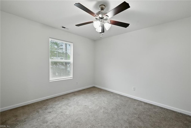 3005 Overbrook Ave, Norfolk, VA 23513 - carpeted spare room featuring baseboards and ceiling fan