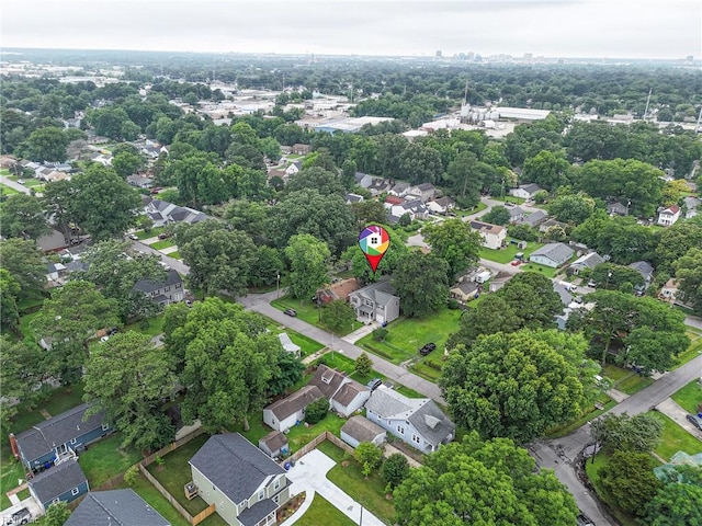 3005 Overbrook Ave, Norfolk, VA 23513 - aerial overview of property's location with nearby suburban area