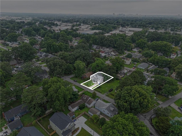 3005 Overbrook Ave, Norfolk, VA 23513 - aerial perspective of suburban area featuring property boundaries highlighted