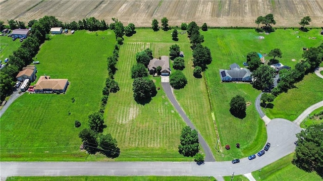 609 Trumpet Ct, Chesapeake, VA 23323 - aerial view of sparsely populated area featuring farmland