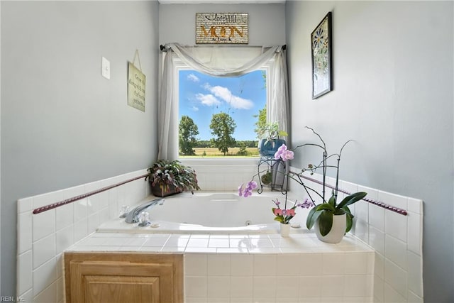 609 Trumpet Ct, Chesapeake, VA 23323 - bathroom with a jetted tub