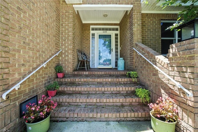 609 Trumpet Ct, Chesapeake, VA 23323 - view of exterior entry with brick siding