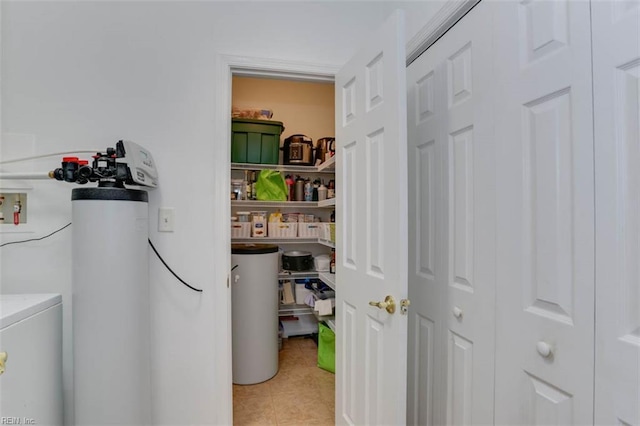 1004 Rustads Cir, Williamsburg, VA 23188 - laundry area featuring light tile patterned floors