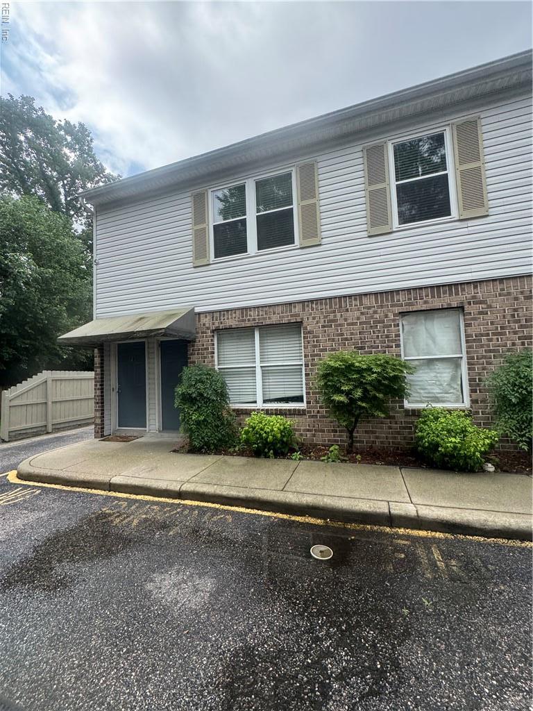 8570 Chesapeake Blvd Unit 17, Norfolk, VA 23503 - view of property featuring brick siding