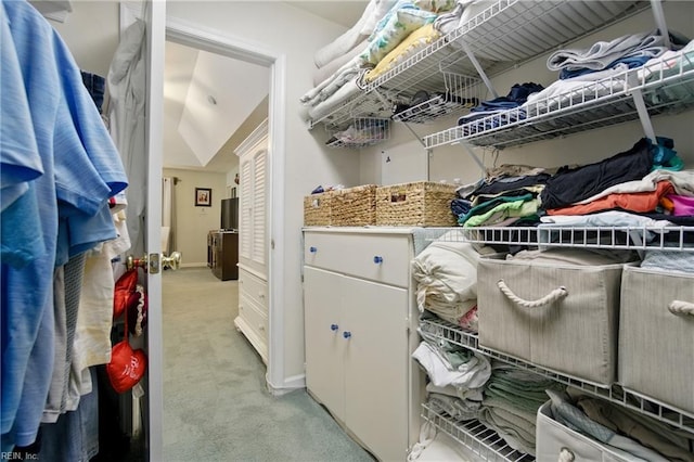 3644 Brannon Dr, Virginia Beach, VA 23456 - walk in closet featuring light carpet