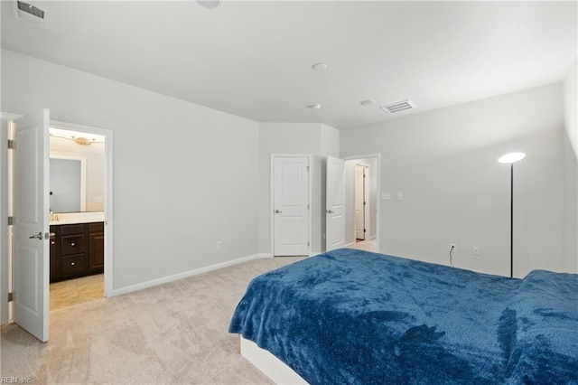 4317 Salt Marsh Ln, Chesapeake, VA 23324 - bedroom with light carpet and ensuite bath