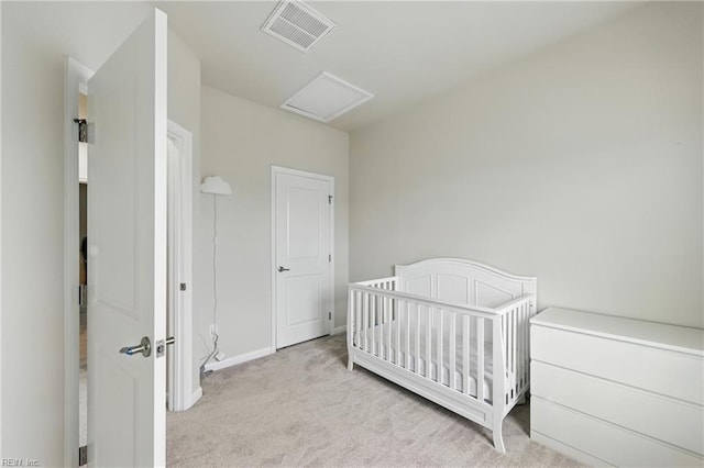 4317 Salt Marsh Ln, Chesapeake, VA 23324 - bedroom featuring attic access, carpet floors, and a nursery area