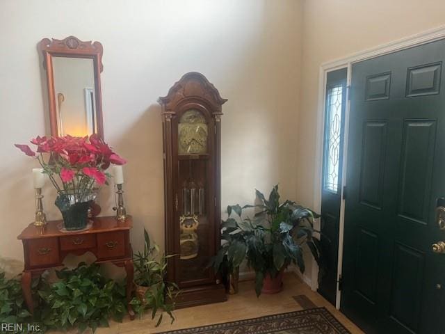 203 Lentz Pl, Newport News, VA 23602 - entrance foyer with wood finished floors