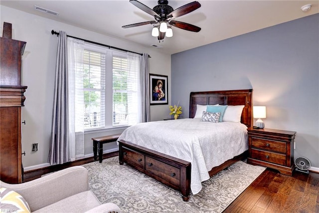 6355 Cordelia Rd, Williamsburg, VA 23188 - bedroom featuring wood finished floors and ceiling fan