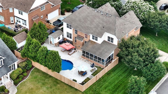 2409 Edenton Ct, Virginia Beach, VA 23456 - view of subject property with a pool