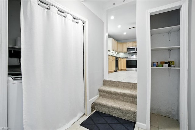 1505 Hawthorne Dr, Chesapeake, VA 23325 - bathroom featuring tile patterned flooring and recessed lighting