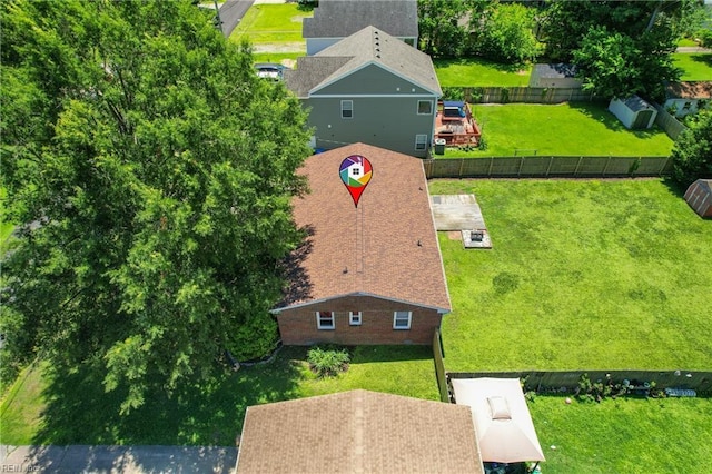 1505 Hawthorne Dr, Chesapeake, VA 23325 - aerial view of property and surrounding area