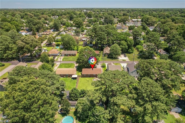 1505 Hawthorne Dr, Chesapeake, VA 23325 - aerial view of property's location