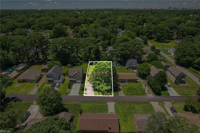 1505 Hawthorne Dr, Chesapeake, VA 23325 - view of property location with property boundaries highlighted and nearby suburban area
