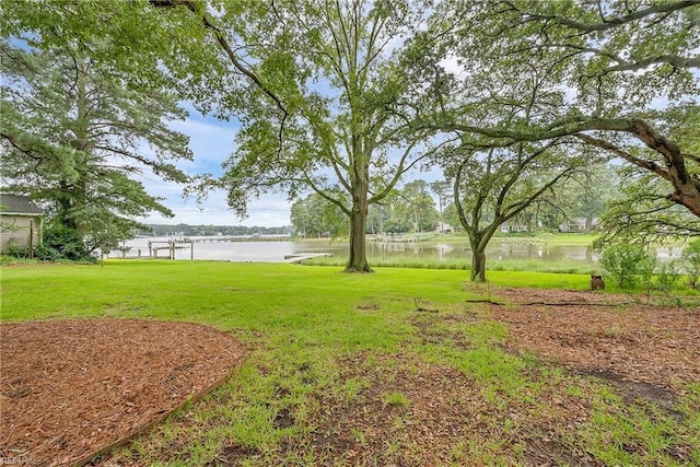 241 Sir Oliver Rd, Norfolk, VA 23505 - view of grassy yard with a water view