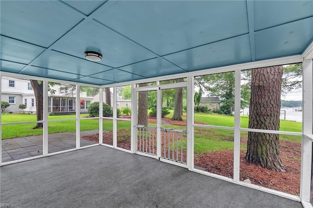 241 Sir Oliver Rd, Norfolk, VA 23505 - view of unfurnished sunroom