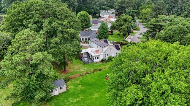 241 Sir Oliver Rd, Norfolk, VA 23505 - aerial view of a heavily wooded area