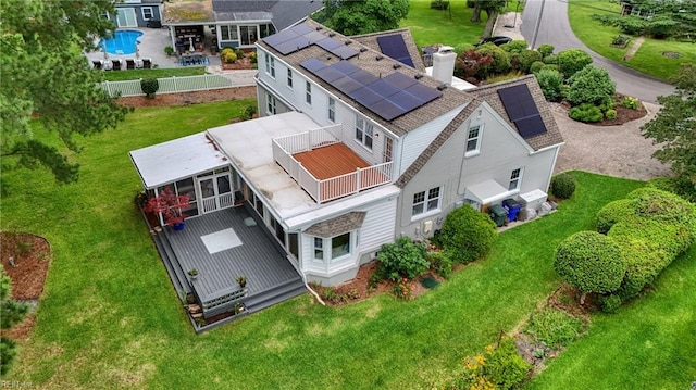 241 Sir Oliver Rd, Norfolk, VA 23505 - view of subject property with a pool area