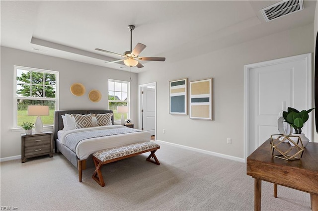 1015 Hillpoint Rd, Suffolk, VA 23434 - bedroom featuring multiple windows, light carpet, and a ceiling fan