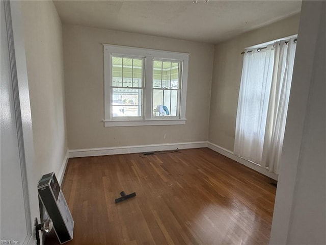 261 N First St, Hampton, VA 23664 - unfurnished room with wood finished floors and baseboards