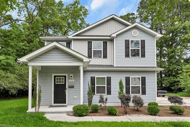 1332 Fishermans Rd, Norfolk, VA 23503 - view of front of home featuring board and batten siding and a porch