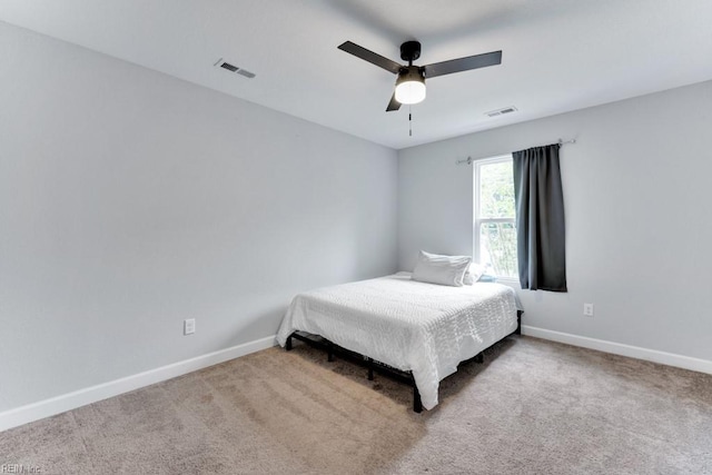 1332 Fishermans Rd, Norfolk, VA 23503 - carpeted bedroom with baseboards and ceiling fan